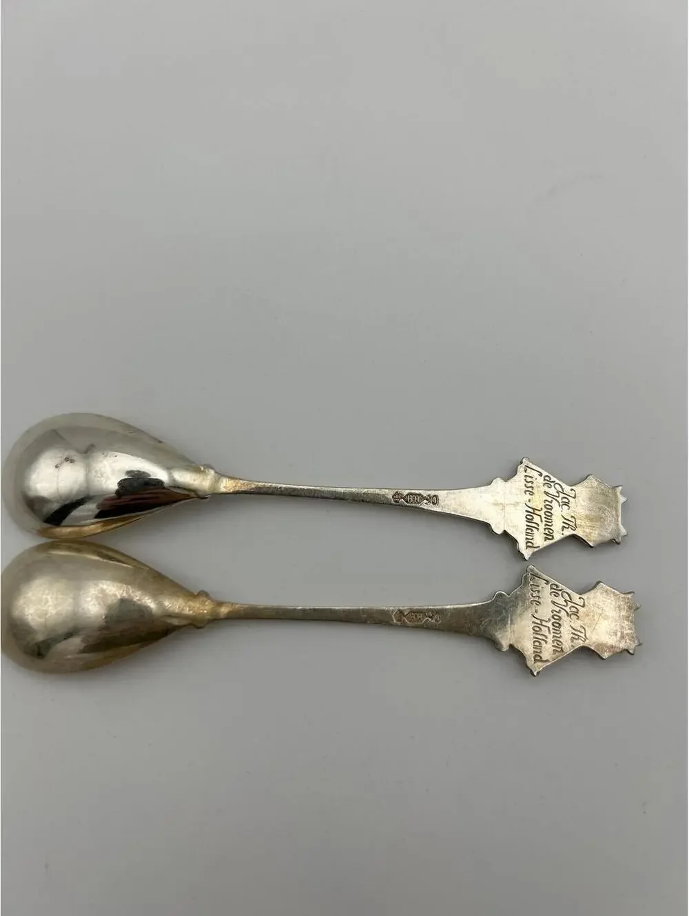 Vintage Jac. Th. de Vroomen Silver Spoons from Lisse,‎ Holland - Set of 2